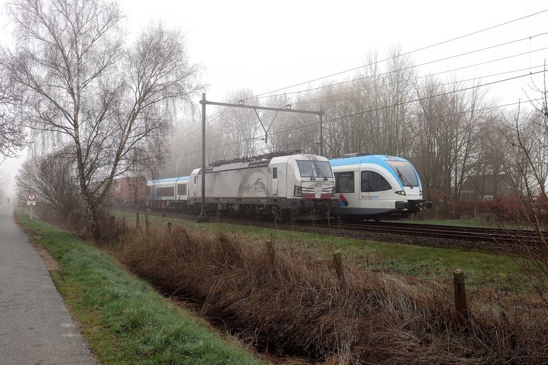 TXL goederentrein gestrand in Zevenaar 